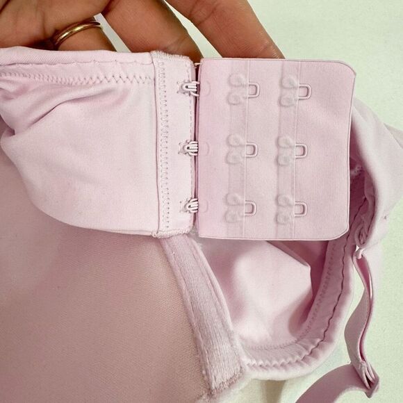 SKIMS Bra Womens Size 46D Cherry Blossom Pink Fits Everybody Push-Up Demi New - Picture 7 of 7